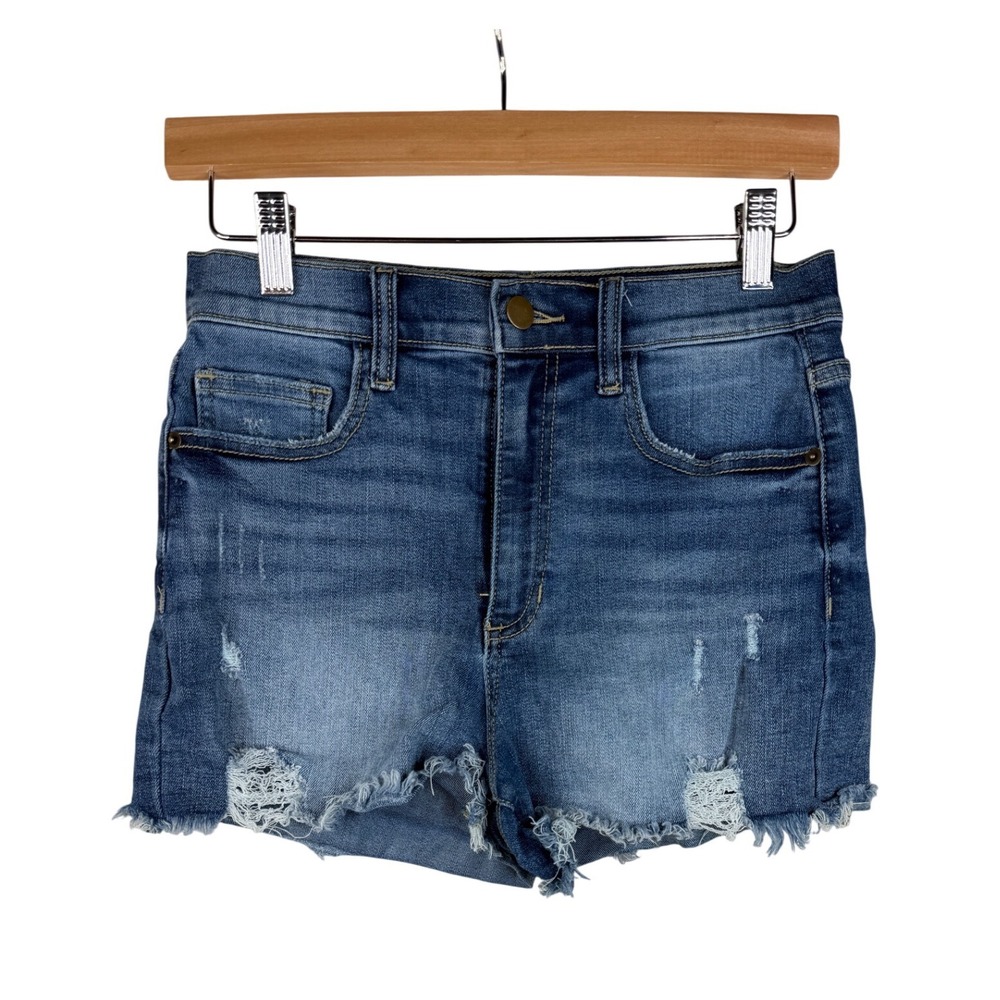 Altar'd State High Rise Denim Shorts size 26 Blue